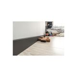 Emek Yapı Laminant Parke Süpürgelik Düz F Model 8cm Antrasit F227