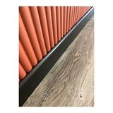 Emek Yapı Laminant Parke Süpürgelik Düz F Model 8cm Siyah
