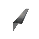 Emek Yapı Siyah Metal Merdiven Basamak Profili Çıtası Köşebenti Pahlı Bitim Profili 3cm*3cm*1,35cm