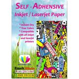Emeks 100 Adet A6 - 10X15CM. Mat Yüzeyli Sticker Güçlü Yapışkanlı Etiket Kağıdı 120GSM