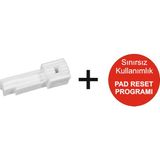 Emeks Epson L110 L210 L310 L382 L386 L365 L3050 L3060 L550 Yazıcı Atık Mürekkep Ped ve Reset Programı - Beyaz