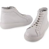Emel Ayakkabı Modern Deri Converse Bot Beyaz 1301