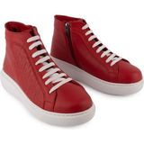 Emel Ayakkabı Modern Deri Converse Bot Kırmızı 1301