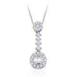 Emel Diamond 0.17 ct Pırlanta Baget Kolye