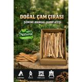 EMENS Doğal Çam Çırası yağlı, yüksek reçine 500 GR mangal, soba, şömine, barbekü tutuşturucu