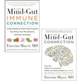 Emeran Mayer 2 Books Collection Set (The Mind-Gut-Immune Connection & The Mind-Gut Connection)