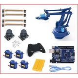 Emes Robotik Arduıno 3D Robot Kol - Koyu Mavi