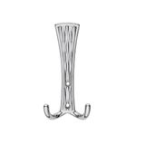 Emet Portmanto Askısı, Metal Vestiyer Askısı, 50 Gr, Dolap ve Duvar Askılığı, Krom (Vidalı)