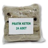 EMF Pratik Keten Su Tesisat Doğalgaz Hava Su Gaz Sızdırmazlık Keten 24'lü