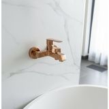 Emfa Aksesuar Bakır Vintage Banyo Bataryası - Rose Gold Modern Banyo Bataryası