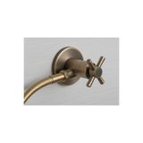 EMFA AKSESUAR Lüx Antik Gold Taharet Musluğu ve Flex Hortum - Modern Taharet Musluğu