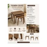 Emfa home TESBİH CEVİZ ZİGON SEHPA