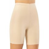 Emfure Yüksek Bel Lazer Kesim Külot Görünmez Boxer Ten Rengi Kaymaz Korse Silikonlu Şort - Bej - 2XL