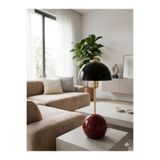 Emg DesiGn Bordo Yarım Küre modern Vintage Bohem abajur Gece lambası ve yatak odası Salon