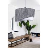 Emg DesiGn Elips 2 Katlı Kumaş Pasta Avize Çocuk Odası Yatak Odası Salon Mutfak Hol