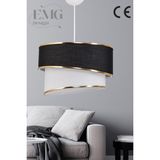 EMG Design Kumaş Galaksi Modern Pasta Avize Yatak Odası Çocuk Odası - Siyah