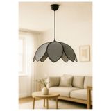 Emg DesiGn Modern Tasarım Çiçek Sarkıt Avize Kumaş Boheme Salon Oturma Odası Mutfak Avizesi