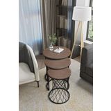 EMGA HOME Zenith Zigon Sehpa - Ceviz