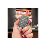 emii auto spare parts Hyundai Tucson Sonata Fe Ix25 Ix35 Ix45 I20 I30 Bayon Elantra Anahtar Kılıfı Sustasız Gray