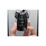 emii auto spare parts Kia SPORTAGE CEED RİO SOUL PİCANTO CERATO OPTİMA ANAHTAR KILIFI SUSTALI MODEL SİYAH/GRİ