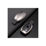 emii auto spare parts MERCEDES A B C E GL S GLA AMG W204 W205 W212 W176 Uyumlu Anahtar Kılıfı 3 Tuşlu Füme Gray