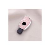 emii auto spare parts MERCEDES A B C E GL S GLA AMG W204 W205 W212 W176 Uyumlu Anahtar Kılıfı 3 Tuşlu Pembe Taş Desenli