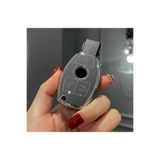 emii auto spare parts Mercedes Benz A B C E GL S GLA AMG W204 W205 W212 W176 Uyumlu Anahtar Kılıfı Gray 3 Tuşlu Model