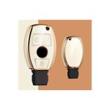 emii auto spare parts Mercedes E G Sınıfı Gla Cla Glc W204 W463 W176 W251 W205 Uyumlu Anahtar Kılıfı Krem/gold 3 Tuş