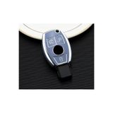 emii auto spare parts Mercedes E G Sınıfı Gla Cla Glk Glc W204 W463 W176 W251 W205 Amg Uyumlu Anahtar Kılıfı Mavi/gri