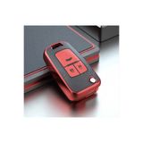 emii auto spare parts Opel *Ürün Kılıftır Kasa Değildir* Chevrolet Anahtar Kılıfı Sustalı Model Kırmızı Siyah