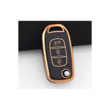 emii auto spare parts Renault Clio 5 Megane 4 Captur Koleos Kadjar Talisman Anahtar Kılıfı Sustalı Model Siyah/Gold