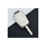 emii auto spare parts Renault Clio Dacia Sandero Stepway Logan Duster Dokker Stepway SS2 ANAHTAR KILIFI 3 TUŞ BEYAZ/GÜMÜŞ