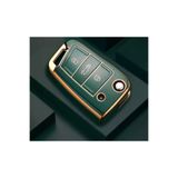 emii auto spare parts Volkswagen Polo Golf T-roc Passat Taigo T-cross Tiguan Anahtar Kılıfı Sustalı Model Koyu Yeşil