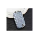 emii auto spare parts Volkswagen Skoda Seat Anahtar Kılıfı Sustalı Anahtar Uyumlu Eski Kasa Mavi/gri Lüx