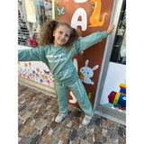 Emila Kids 10-14 Yaş Ara Biyeli Kız Çocuk Takım - 12 - 13 Yaş - Yeşil