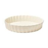 Emile Henry EH026024 EH Tart-Börek Yuvarlak Ekru Fırın Kabı