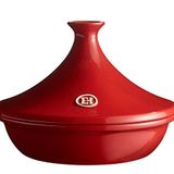 Emile Henry EH345632 güveç – Kavurma tenceresi – Seramik – Grand Cru/kırmızı Ø 32 cm