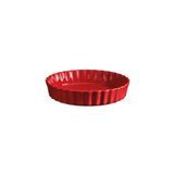 Emile Henry EH346024 EH Kırmızı Tart-Börek Yuvarlak Fırın Kabı