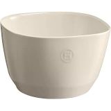 Emile Henry Fransa'da üretilmiştir Seramik Orta Salata Kasesi 22,2 cm x 21,7 cm x 14 cm - 3,5Qt |Kil