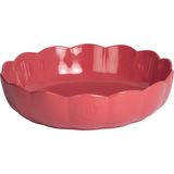 Emile Henry Madeleine 27 cm Pembe Yuvarlak Fırın Kabı