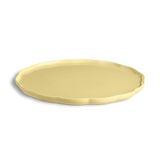 Emile Henry Madeleine Yuvarlak Servis Tabağı 31 cm Tereyağı Sarısı / Vanille
