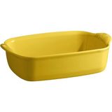 Emile Henry Mat Sarı Seramik Dikdörtgen Fırın Kabı 22 cm - Standart