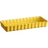 Emile Henry Mat Sarı Seramik Dikdörtgen Tart Börek Fırın Kabı 36 cm - Standart