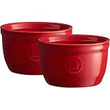 Emile Henry Ramekin 2 Adet Kırmızı 9 cm Fırın Kabı