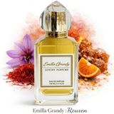 Emilla Grandy ROUGE 100 ml Kadın EDP | Kırmızı Baharatlı Kan Portakalı & İsli Tütsü | Ultra Baştan Çıkarıcı & Kalıcı Kadın Parfümü | Amber Floral İmza Koku