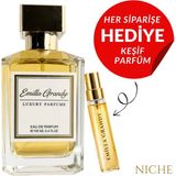Emilla Grandy Tonka 100 ml Unisex EDP | Ultra Kalıcı Niş Parfüm | Safran & Oud & Tonka Fasulyesi | Yüksek Yayılımlı (Sillage) Yoğun Esans