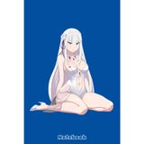 Emillia - Re Zero Anime Fanart Notebook: Blank Lined Notebook, Journal, Diary, Note Pad, Writing Notes, 120 Pages, For Students, Work or Personal Use