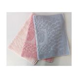 Emillie 3 Lü Set Ayak Havlusu Paspas Pamuk 50x70 cm Modern Tasarım Pembe Renk - 50 x 70 cm