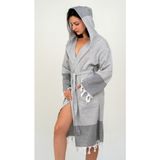 Emillie Hürrem Peştamal Bornoz - L - XL - Siyah