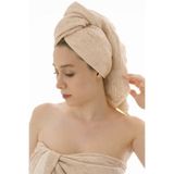 EMİLLİE İkili Diamond Peştamal + Peşkir Set Bej -%100 Pamuk